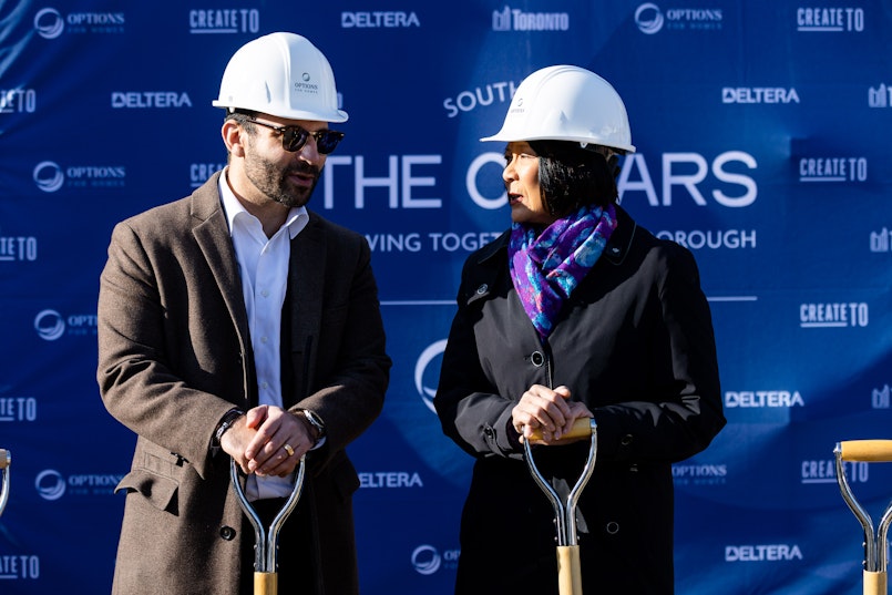 Daniel Ger, CEO, Options for Homes and Olivia Chow, Mayor of Toronto