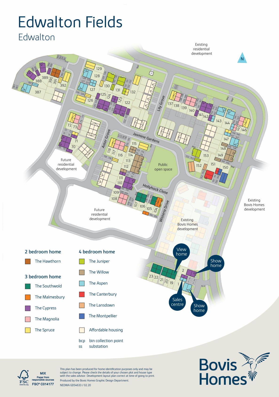 Edwalton Fields Sitemap