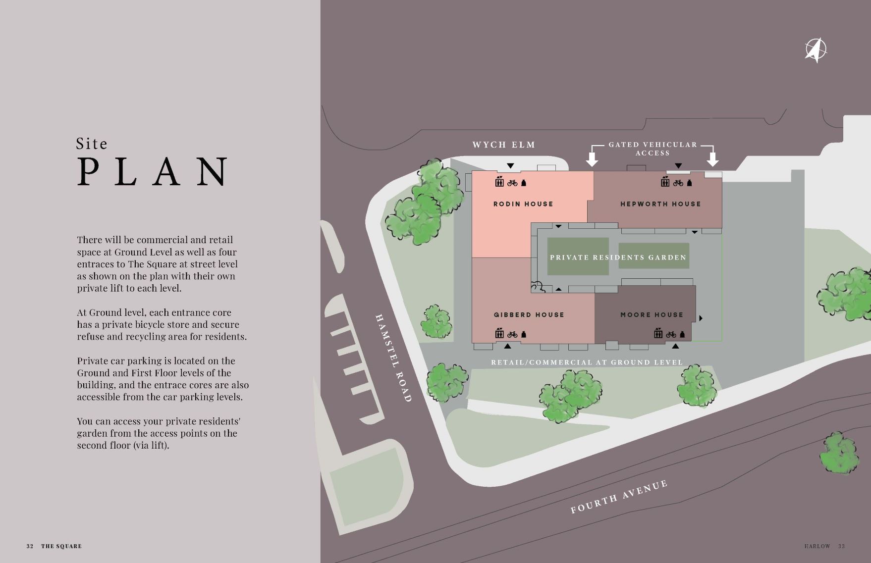 The Square Sitemap