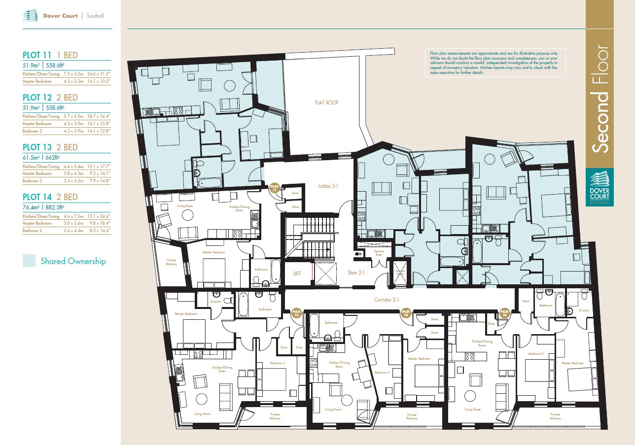 2-bed Apartment Floor Plan