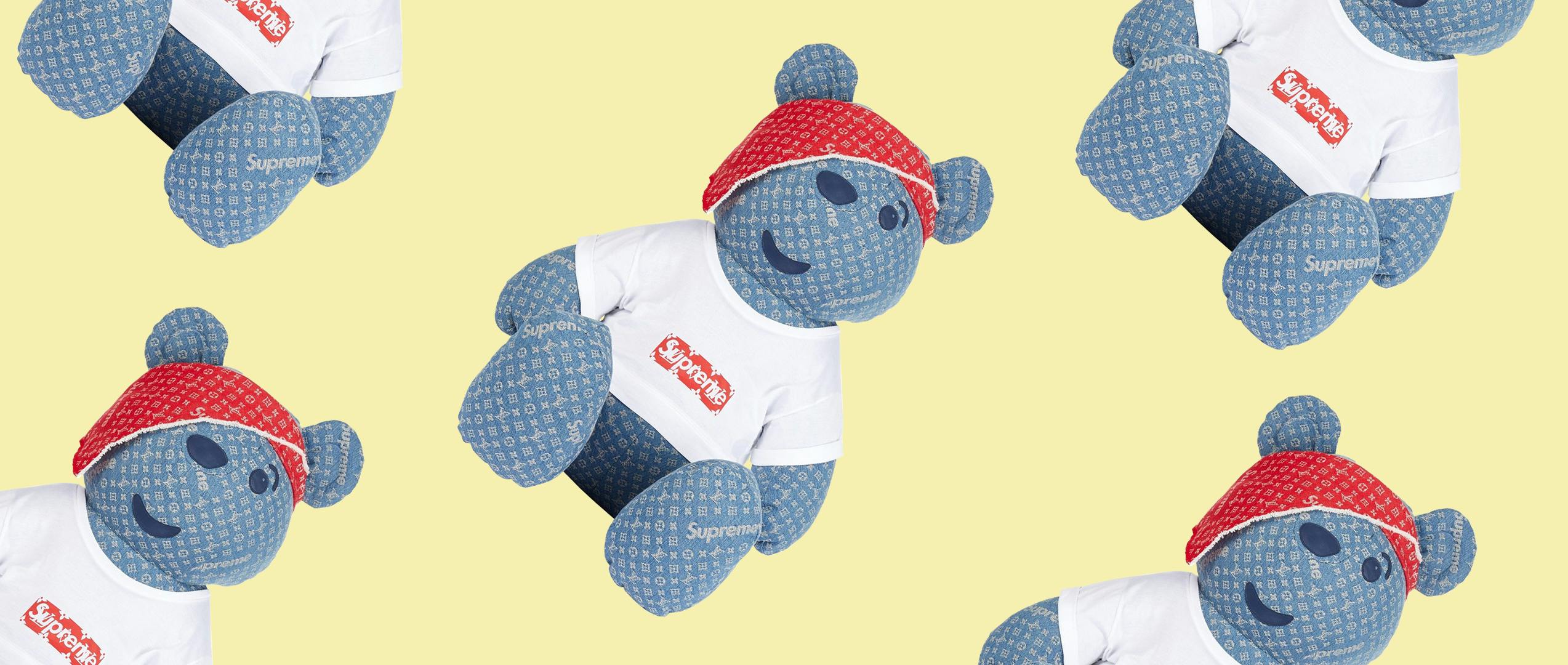 SAINT on X: Supreme/Louis Vuitton one of a kind bear for BBC's Children in  Need charity.   / X