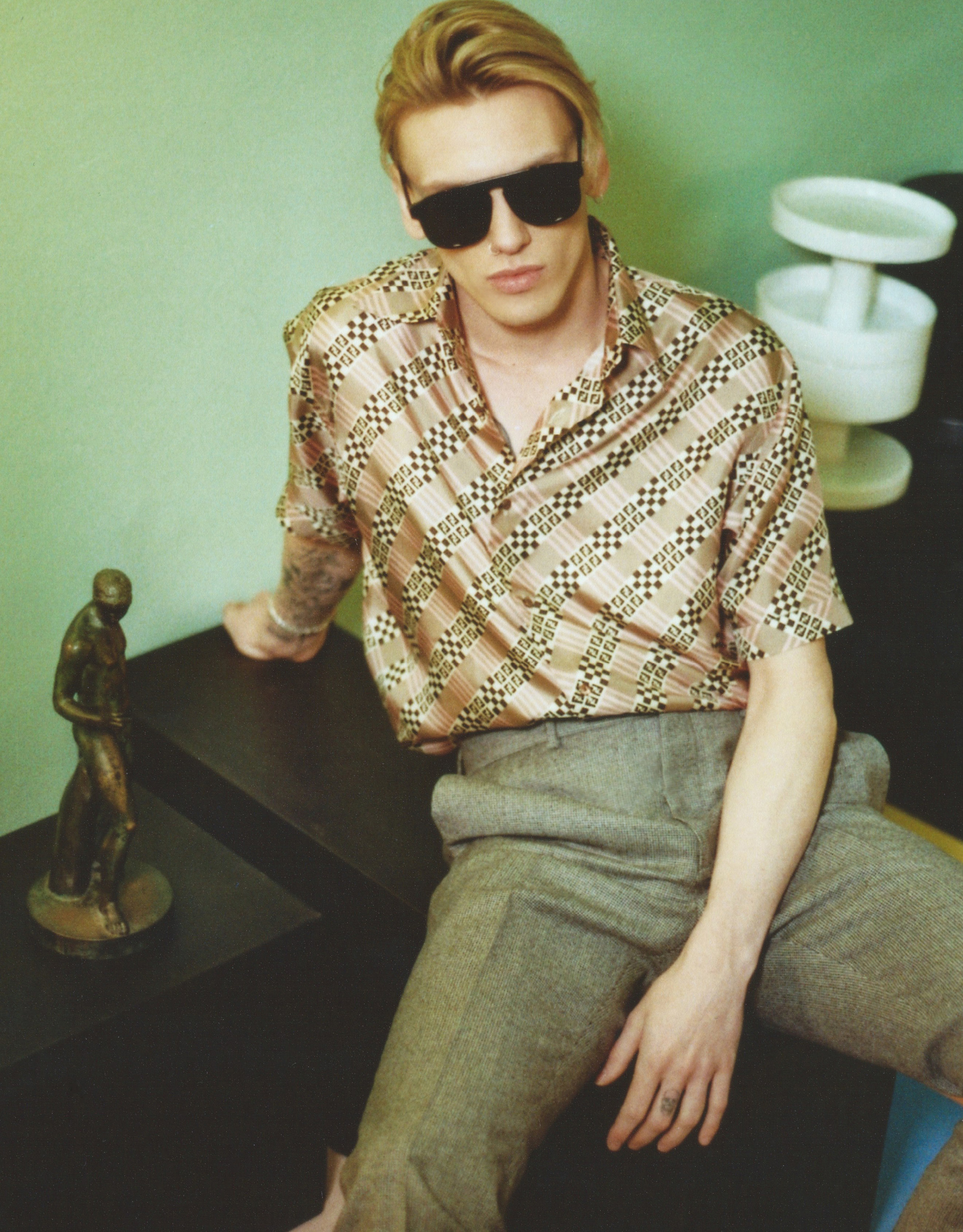 Jamie Campbell Bower is Fendi's Eyewear 