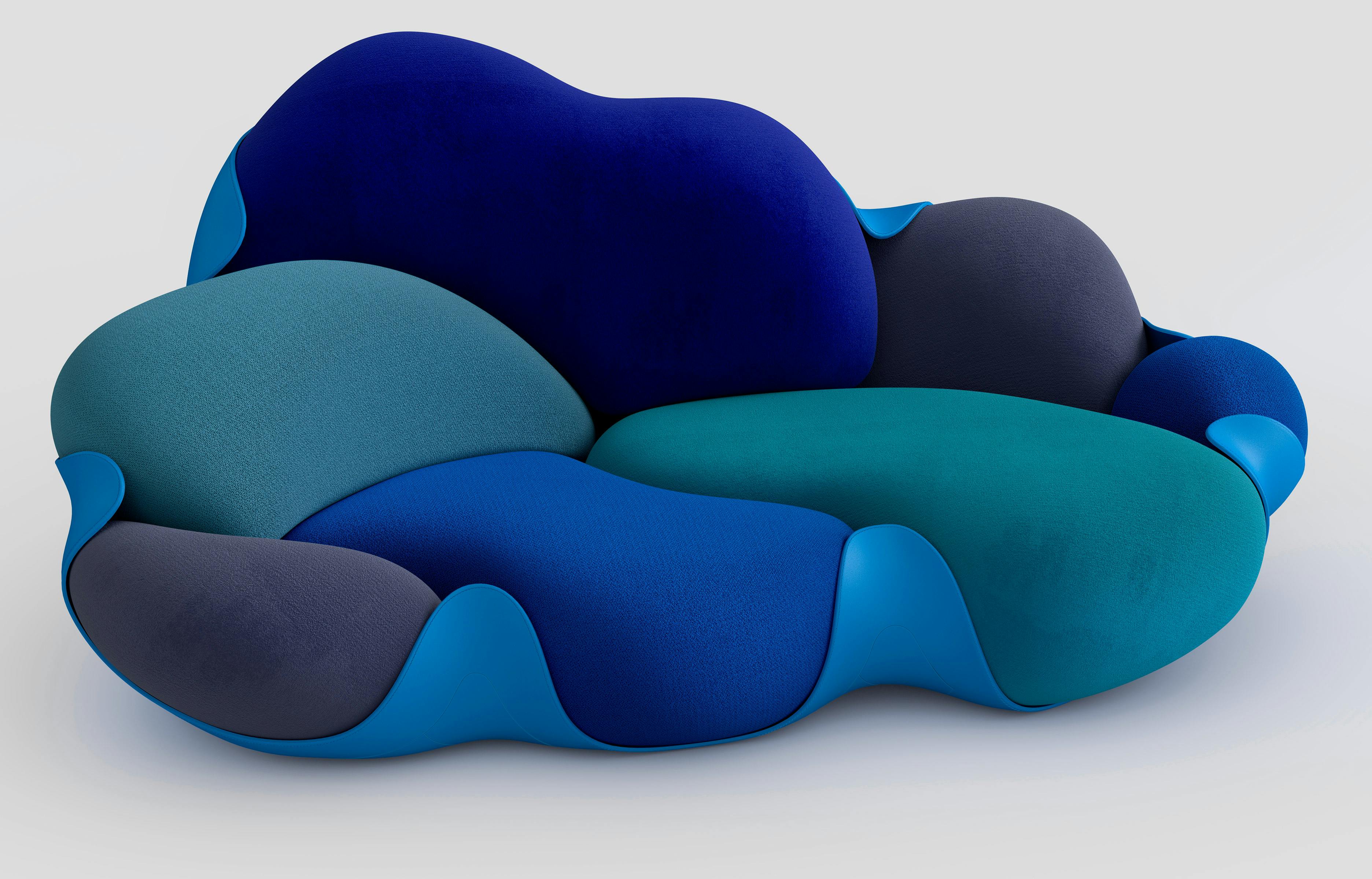 Louis Vuitton Presents a Turquoise Edition of the Bomboca Sofa by the  Campana Brothers