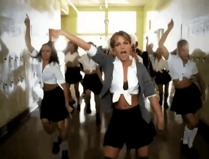 Iconic Recreations Of Britney Spears Quot Baby One More Time Quot Iconic Recreations Of Britney Spears Quot Baby One More Time Quot