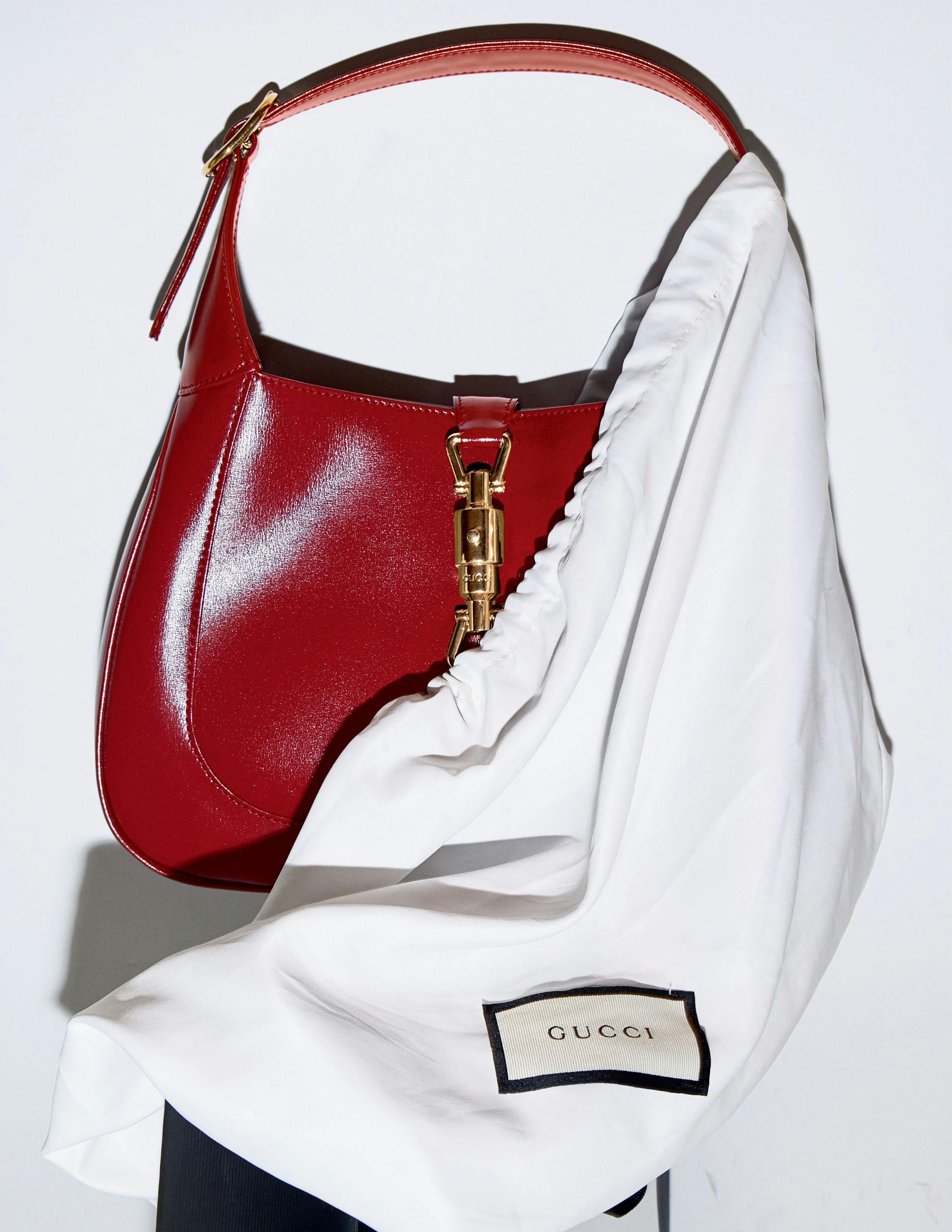 gucci jackie bag red