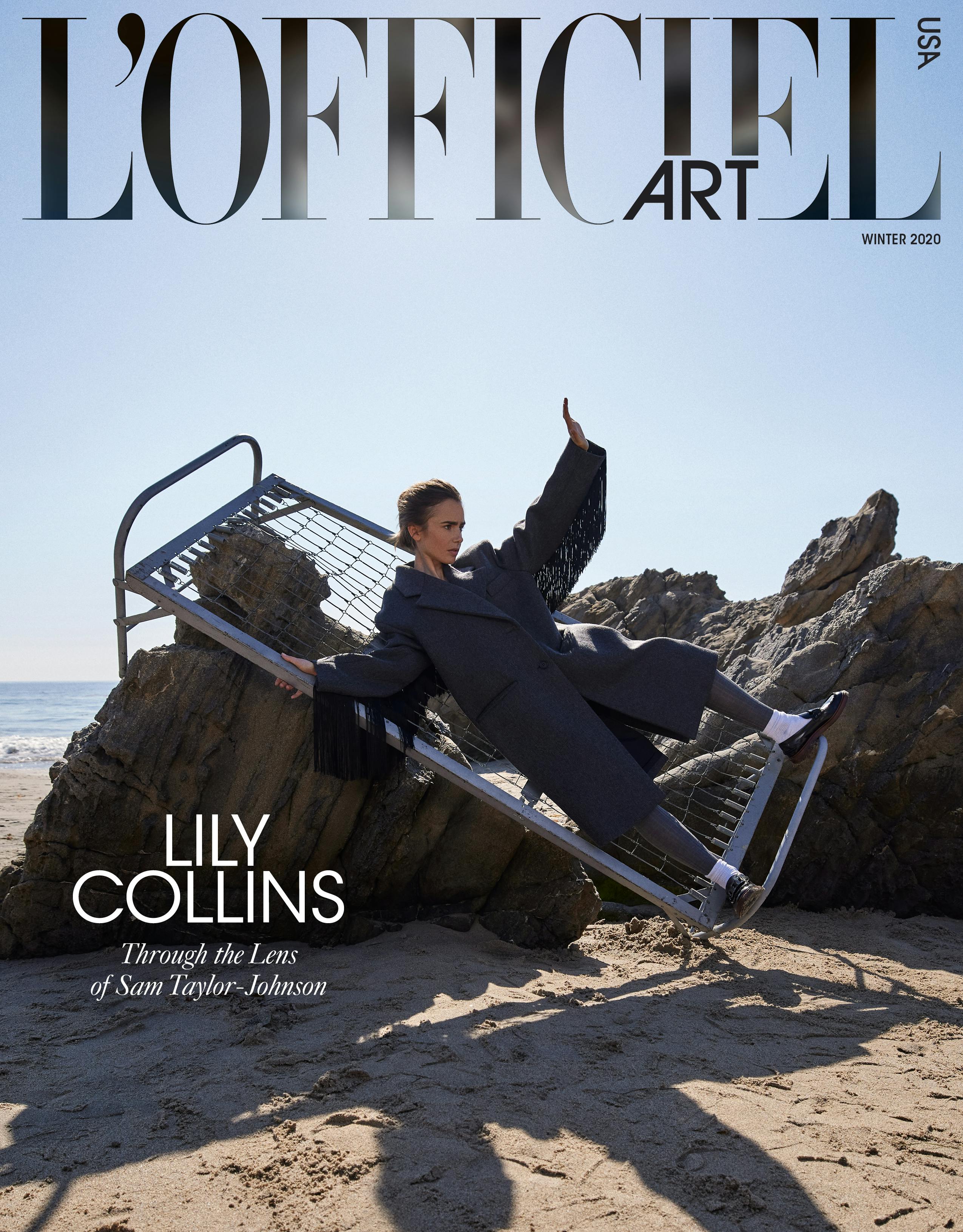 Lily Collins Collaborates With Sam Taylor Johnson And Alber Elbaz For L Officiel Lily C