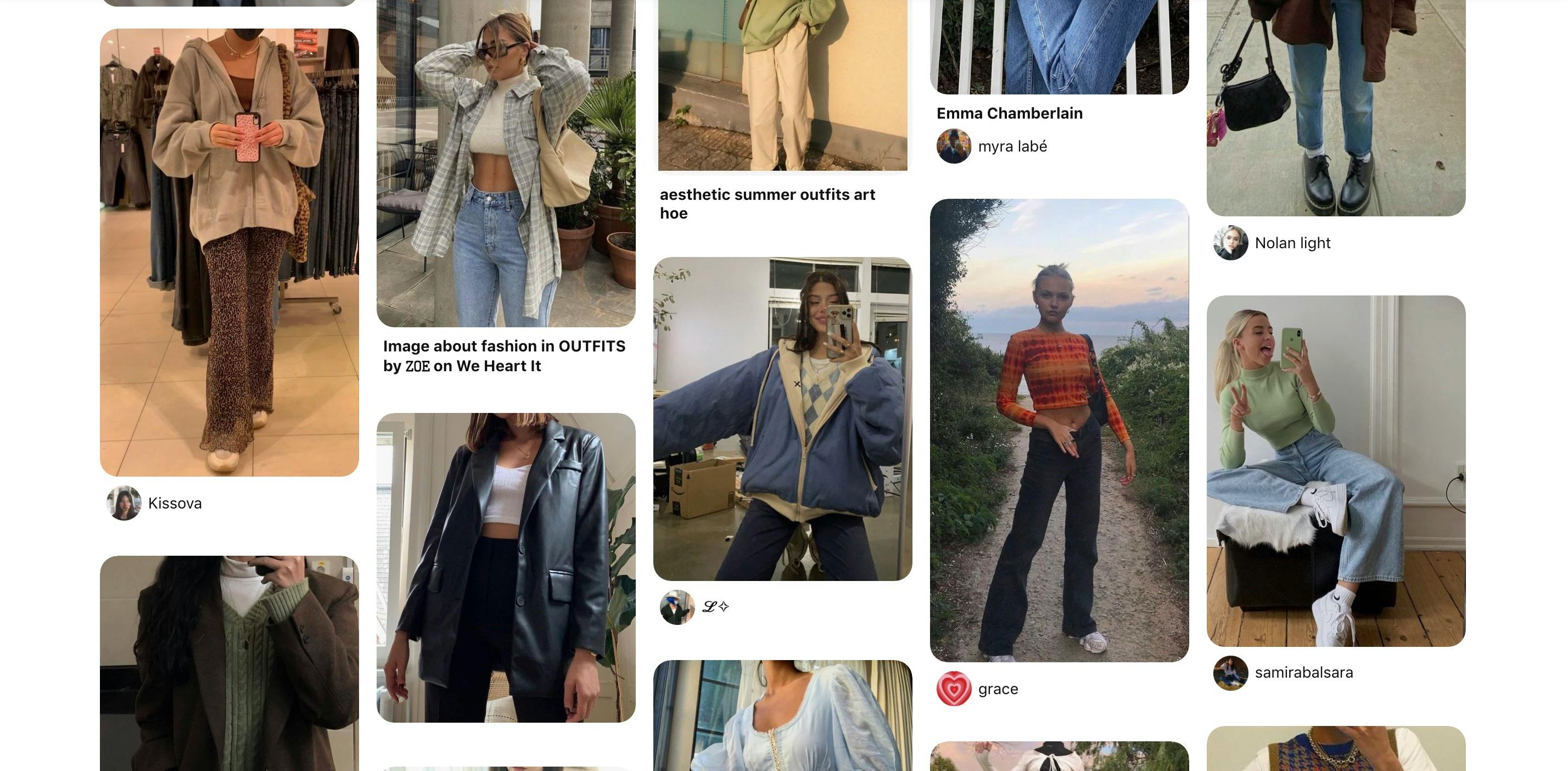 Pinterest Thrived in 2020's Quarantine - Gen Z Fashion Mood Board Inspiration TikTok