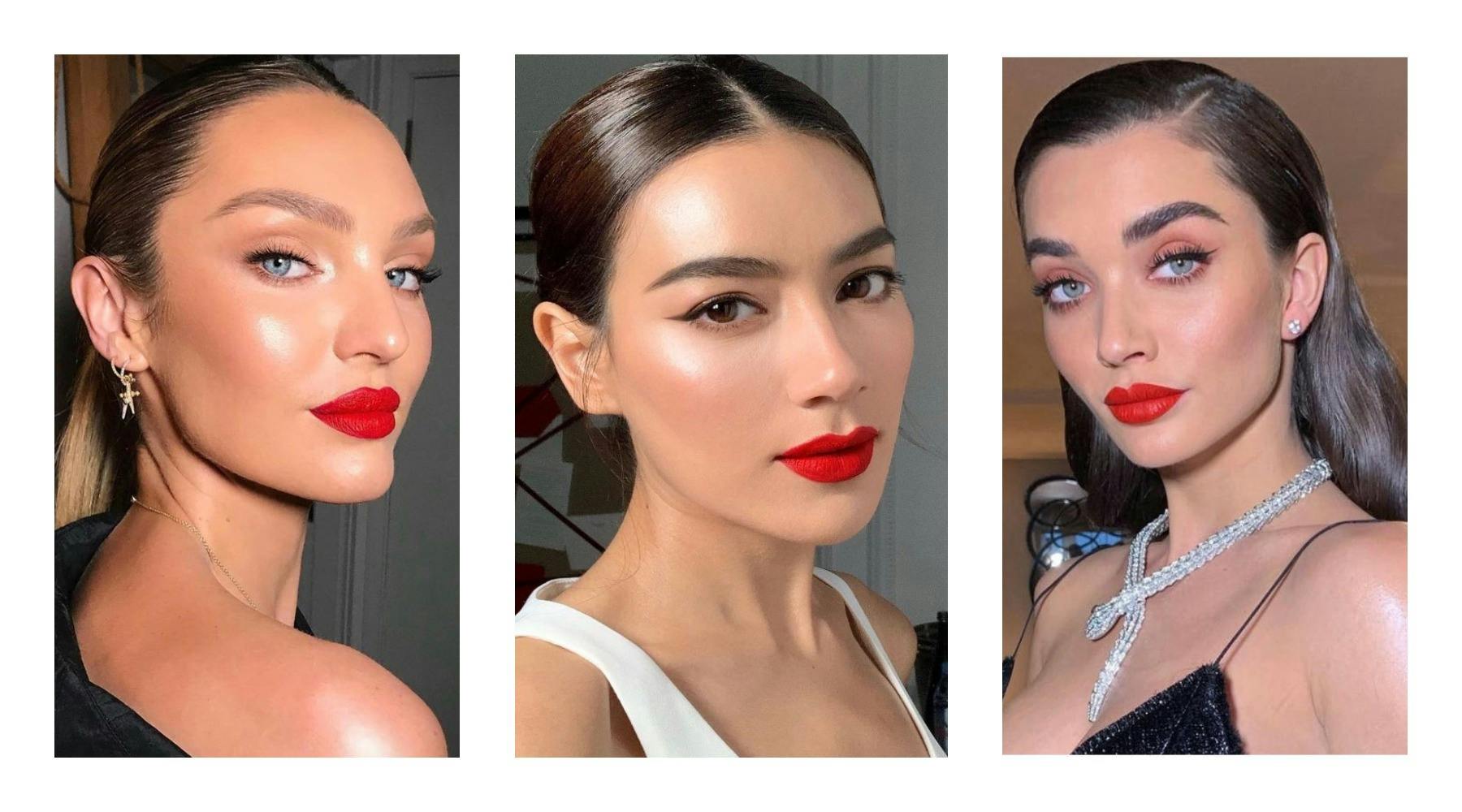 Uoverensstemmelse biograf uformel 7 Ways to Wear a Classic Red Lip - Red Lipstick Makeup Beauty Tutorial