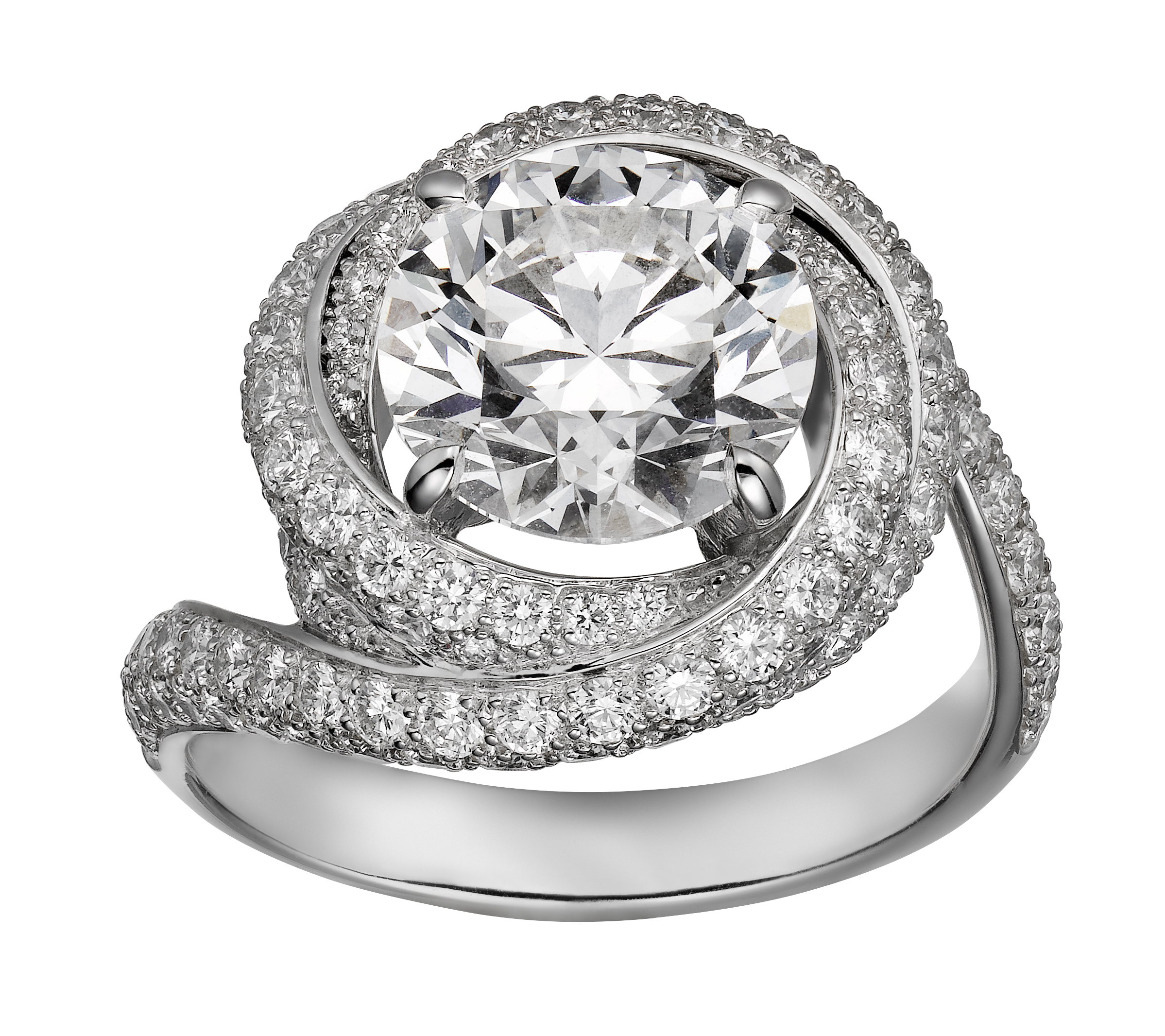 platinum trinity ring