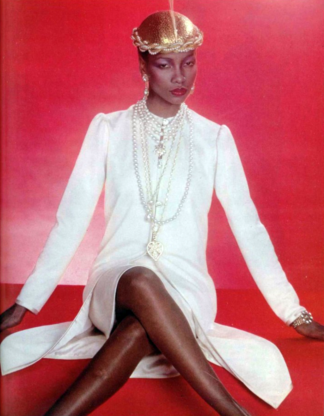 Who is Mounia, the First Black Haute Couture Model and Yves Saint