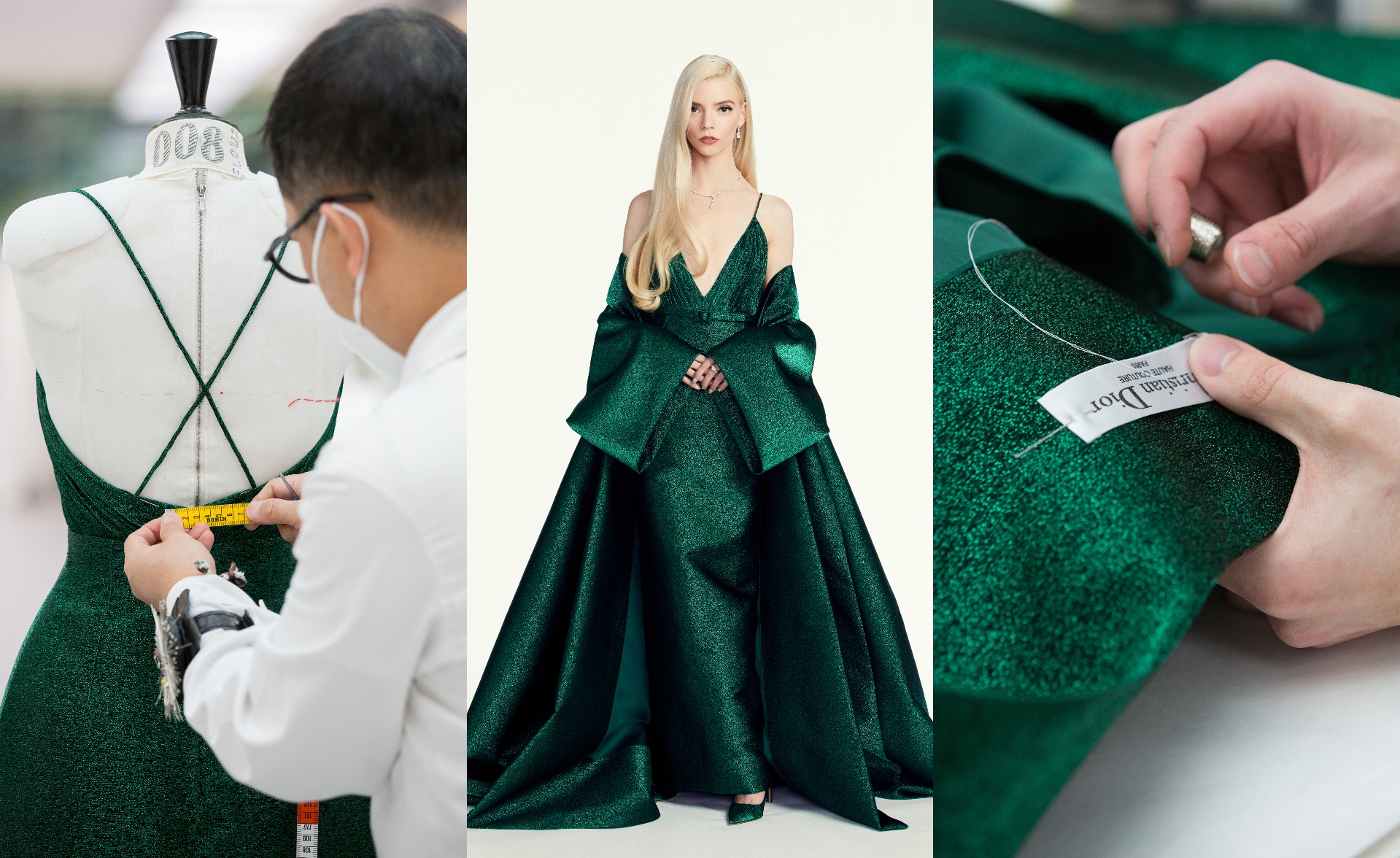 See How Christian Dior Created Anya Taylor Joy s Stunning Golden