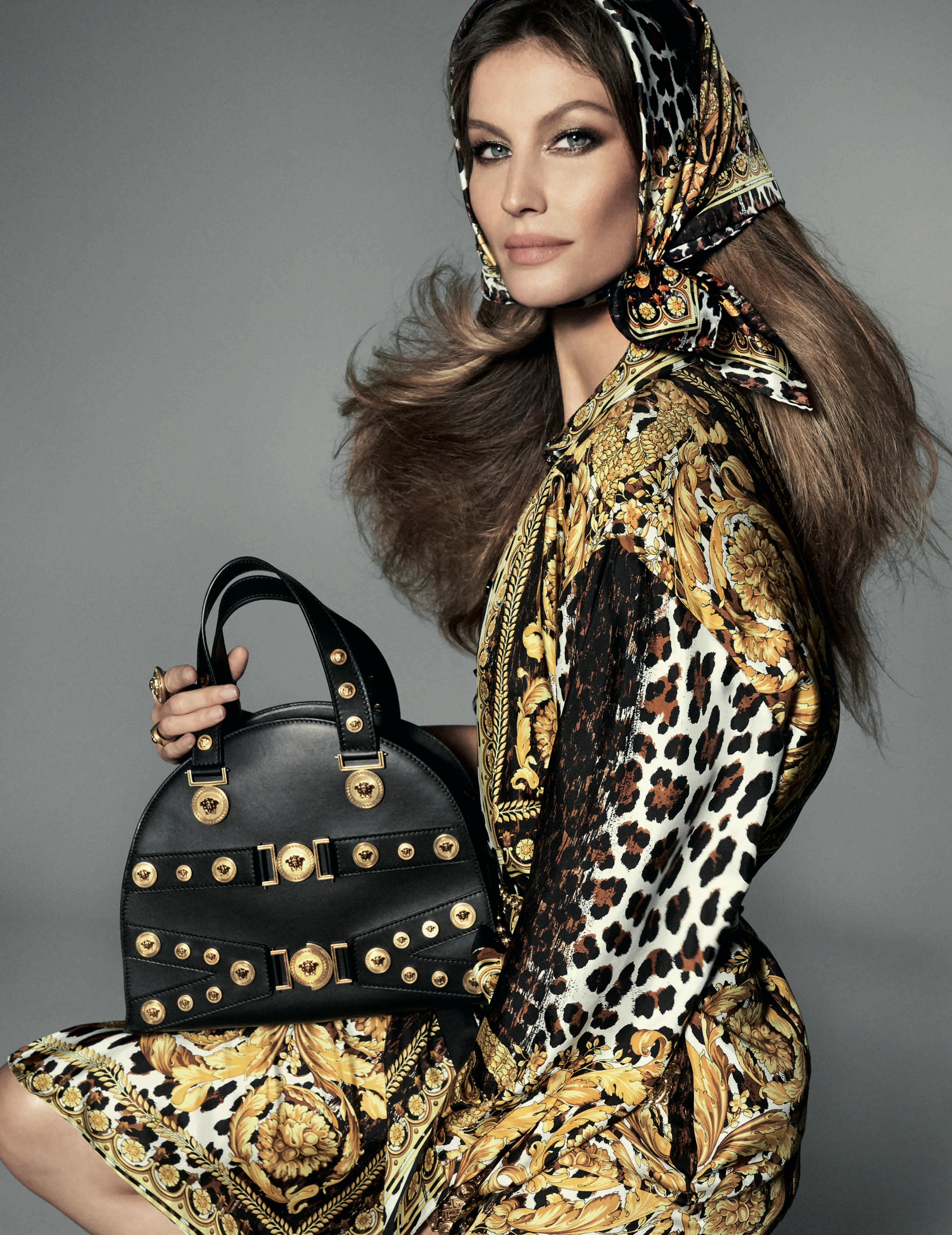 The new star of Donatella Versace's latest campaign is Donatella Versace