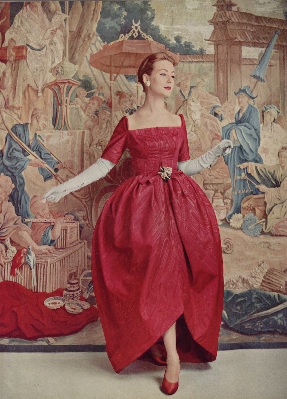 cristóbal balenciaga dress