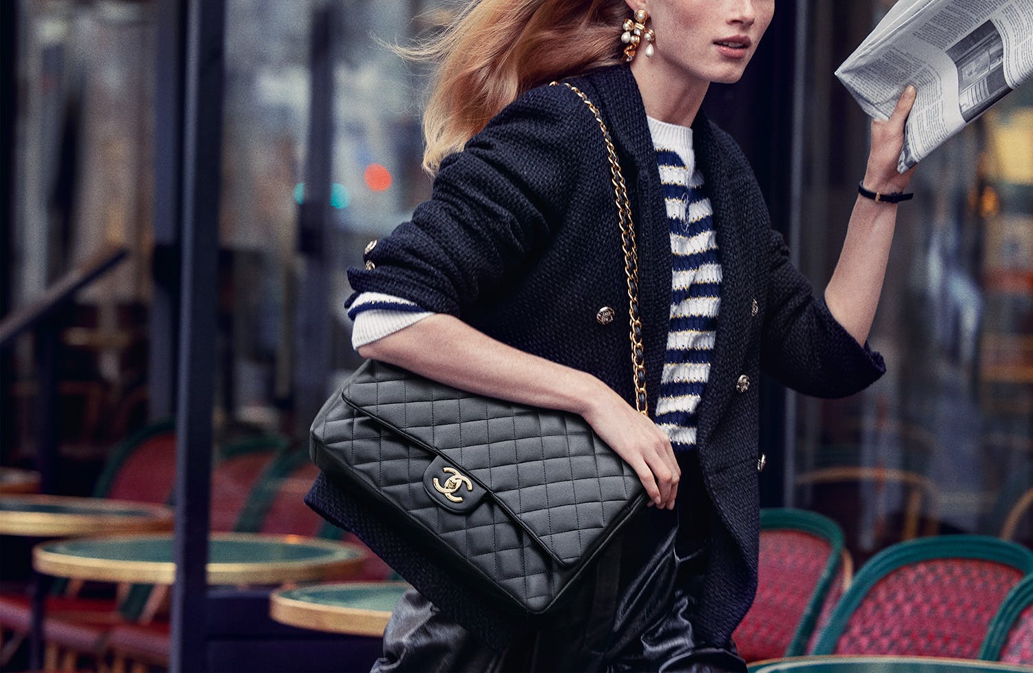 Sofia Coppola Brings an Icon to the Streets in Chanel's Latest Bag Campaign  - 11.12 Bag