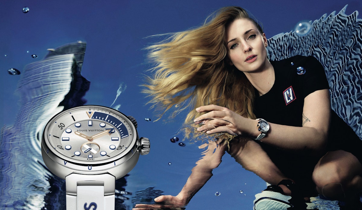 Sophie Turner Fronts Louis Vuitton's New Tambour Watch Campaign - LV ...