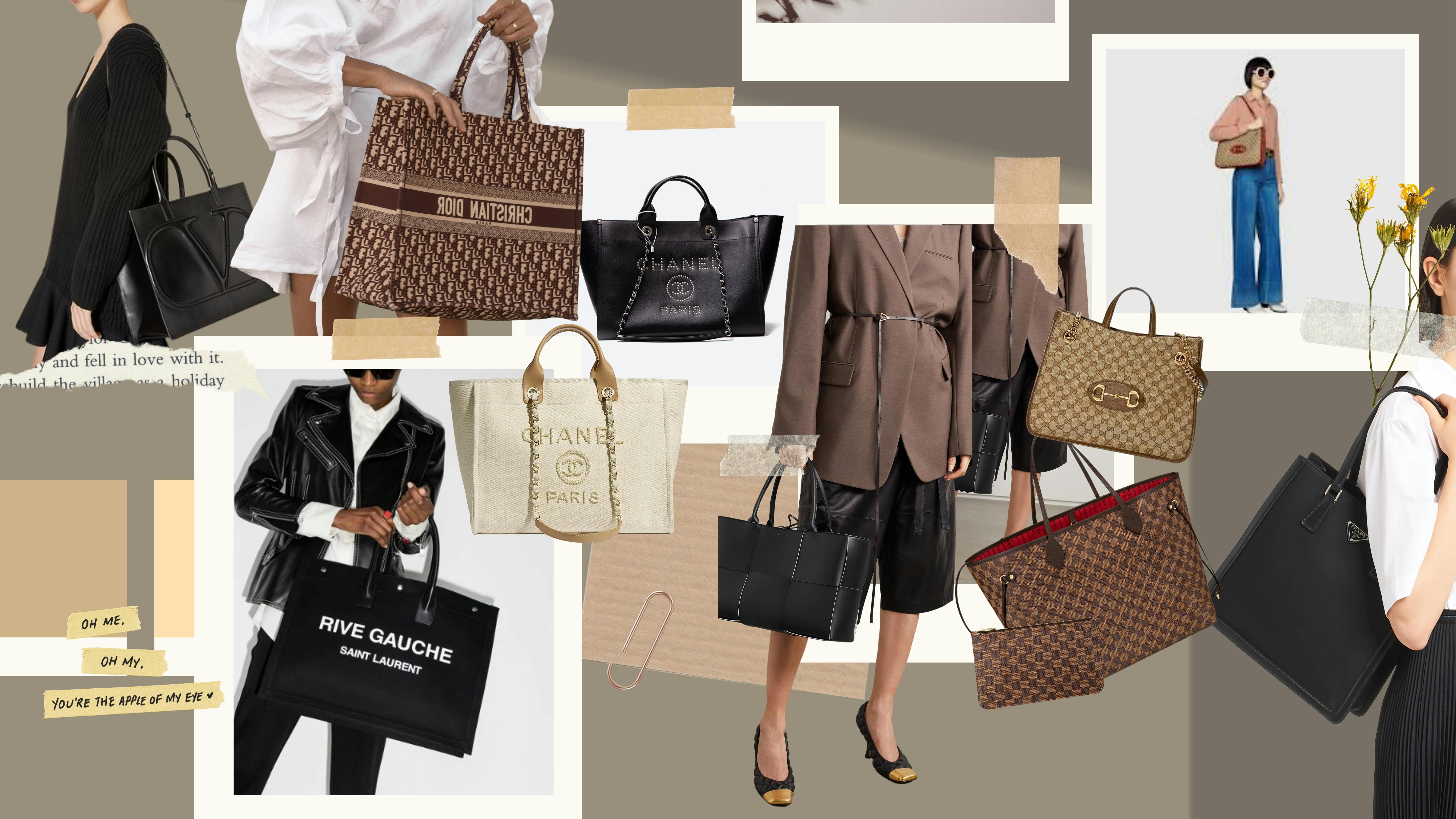 The 8 Most Timeless Luxury Tote Bags — Louis Vuitton Saint Laurent Chanel  Prada Tote Bag