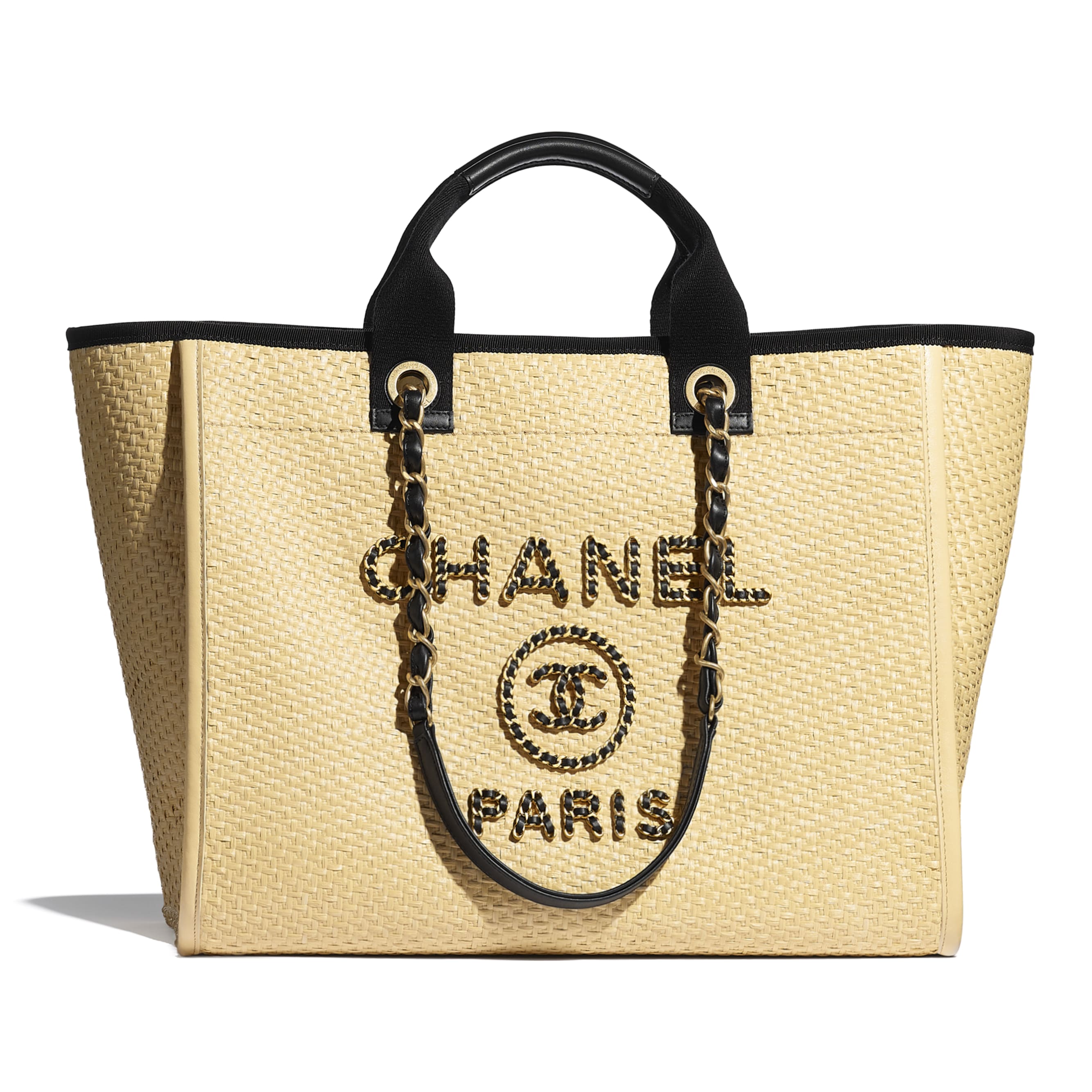 chanel linen tote bag