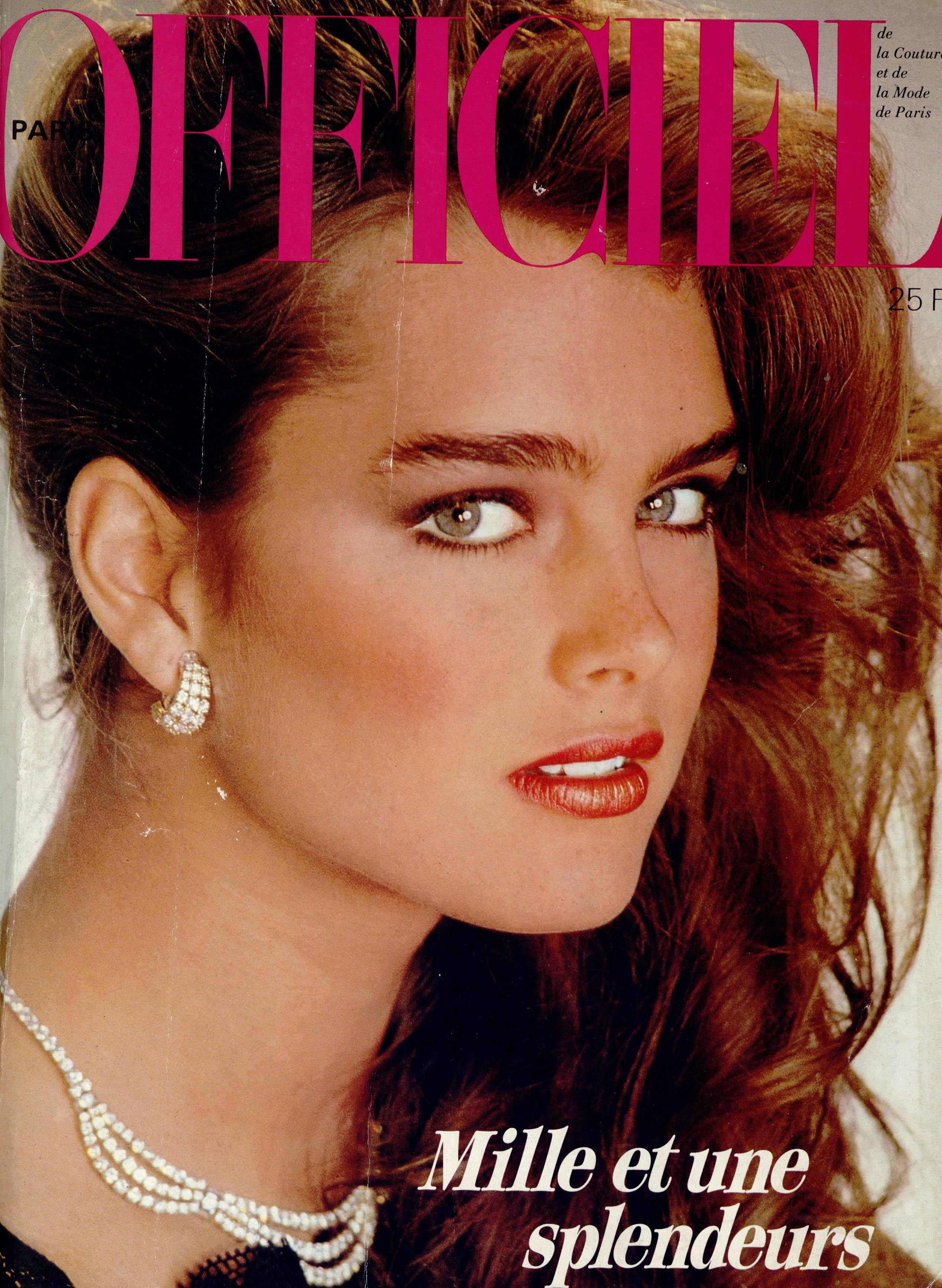 From the Cover of L'OFFICIEL to Her Calvin Klein Ad: Photos of Young Brooke  Shields