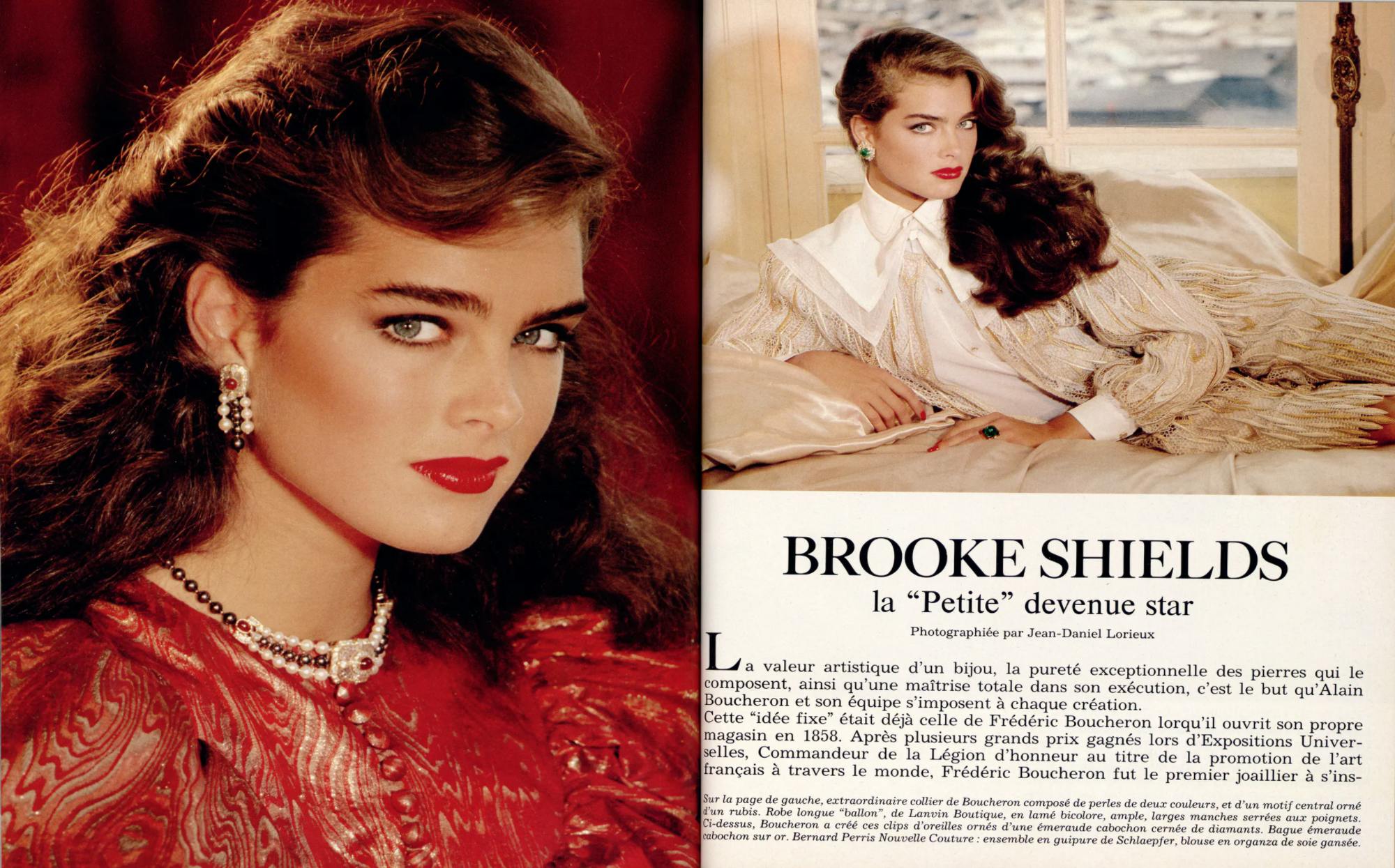 From The Cover Of L Officiel To Her Calvin Klein Ad Photos Of Young Brooke Shields