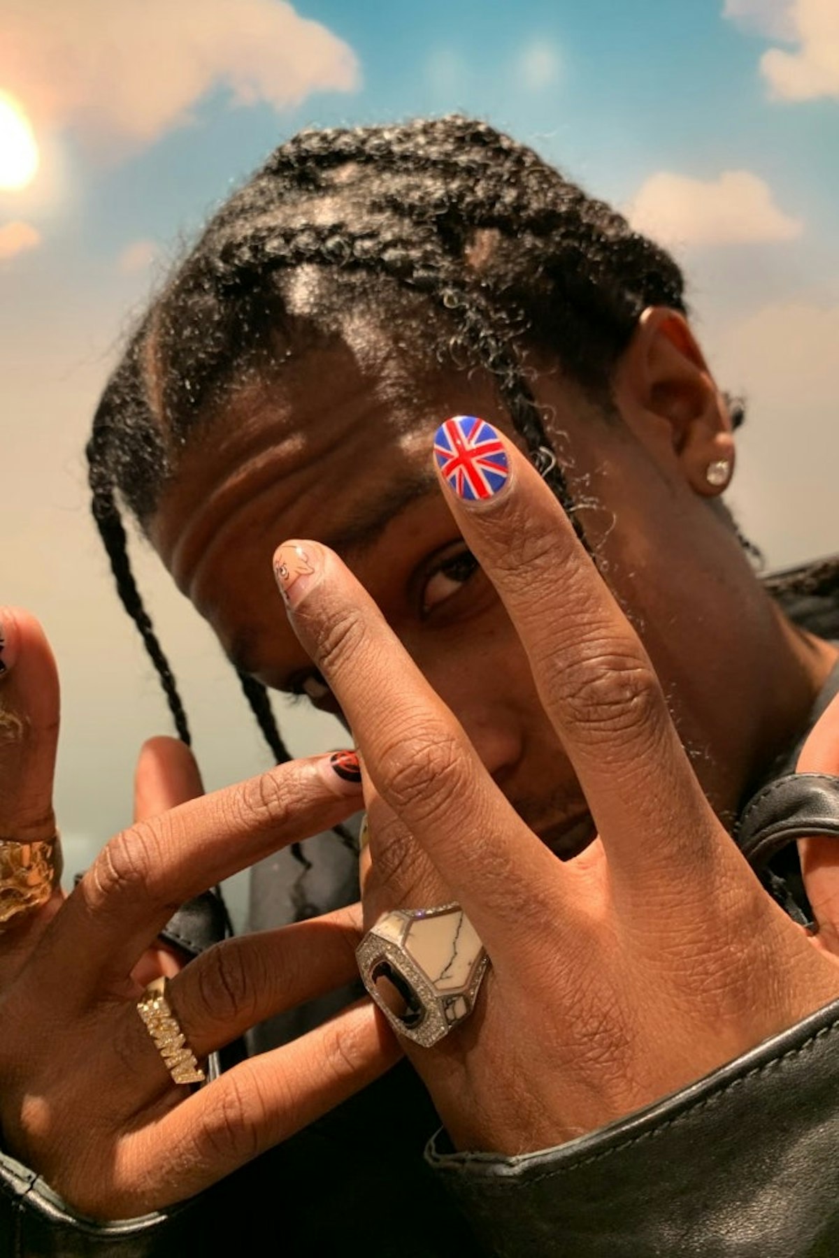 A$AP Rocky's Trend-Setting Nail Art — ASAP Rocky Men's Beauty Trends Braids  Nails