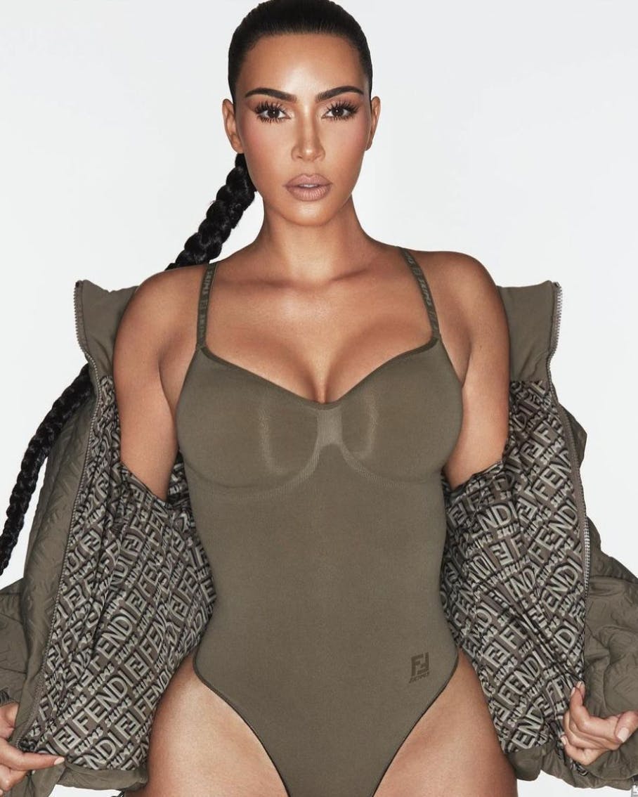 Kim Kardashian Announces Fendi X Skims Collaboration — Kim