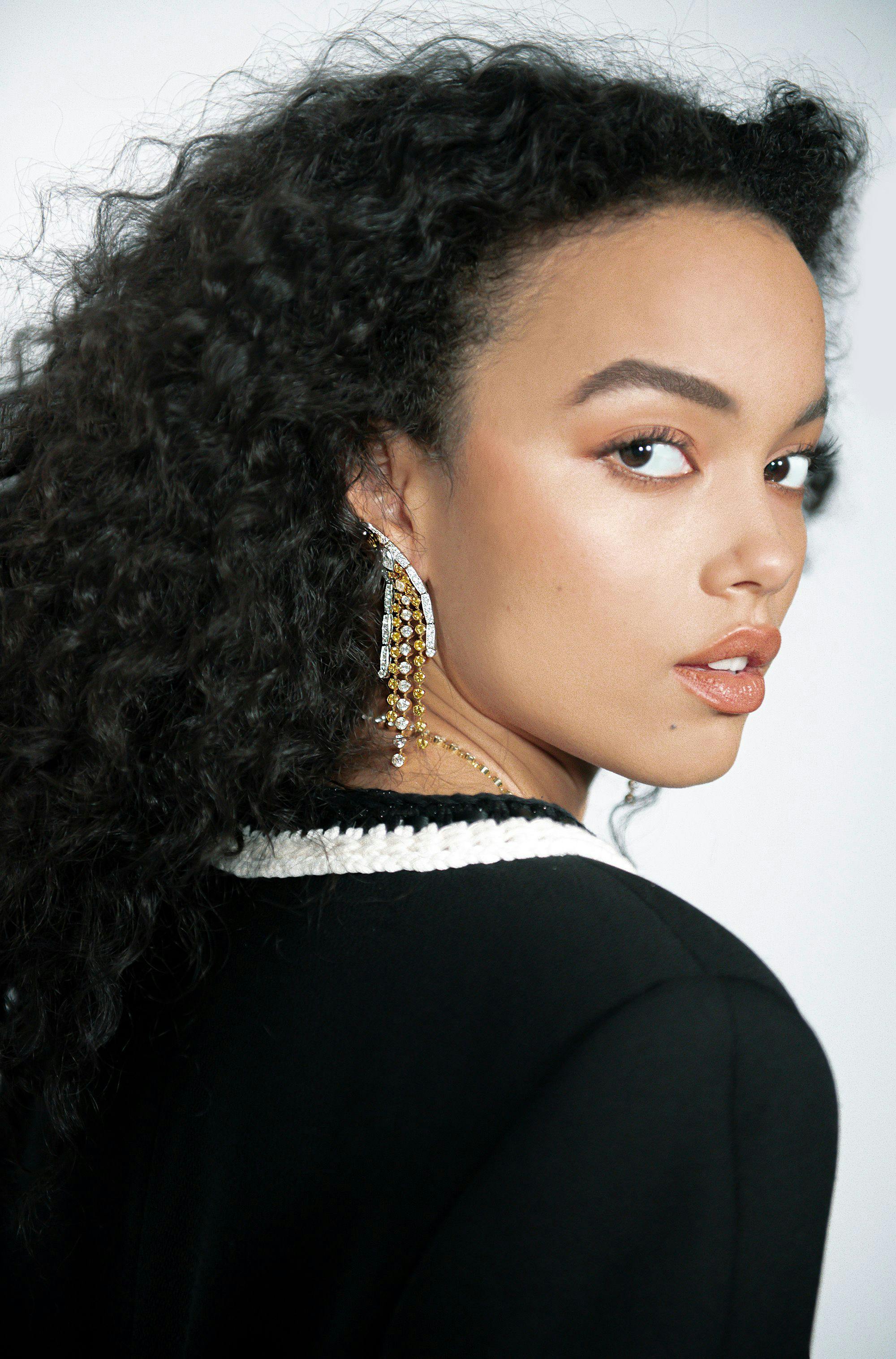 New York, NY, June 13, 2022. Whitney Peak attends the 2022 Tribeca Film  Festival Chanel Arts Dinner at Balthazar in New York, NY, June 13, 2022.  (Photo by Anthony Behar/Sipa USA Stock Photo - Alamy