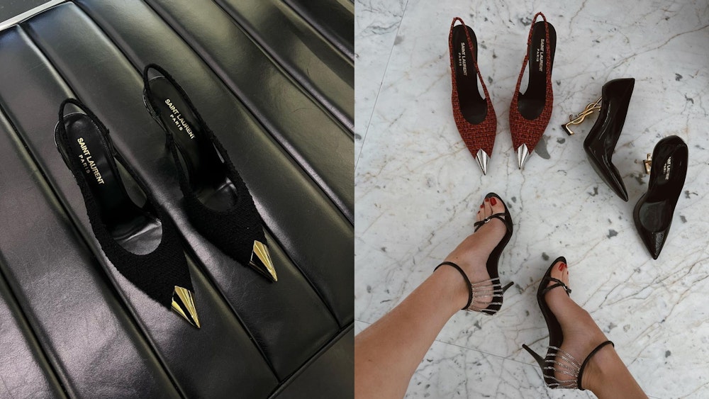 Saint Laurent's Vesper Heel is the Shoe of the Moment - Pointed Toe Heels Trend