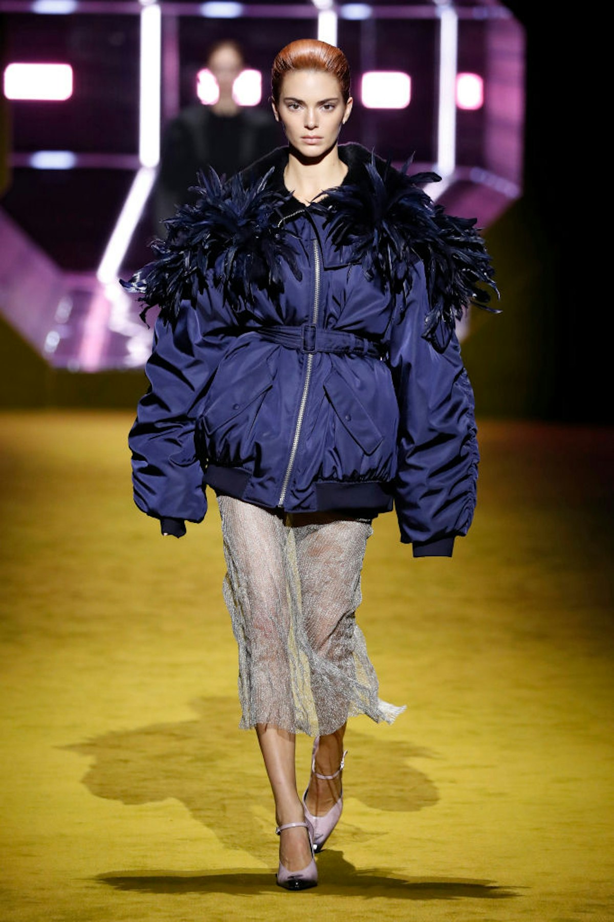 Kendall Jenner Debuts New Orange Hair at Prada's Fall/Winter 2022 Show