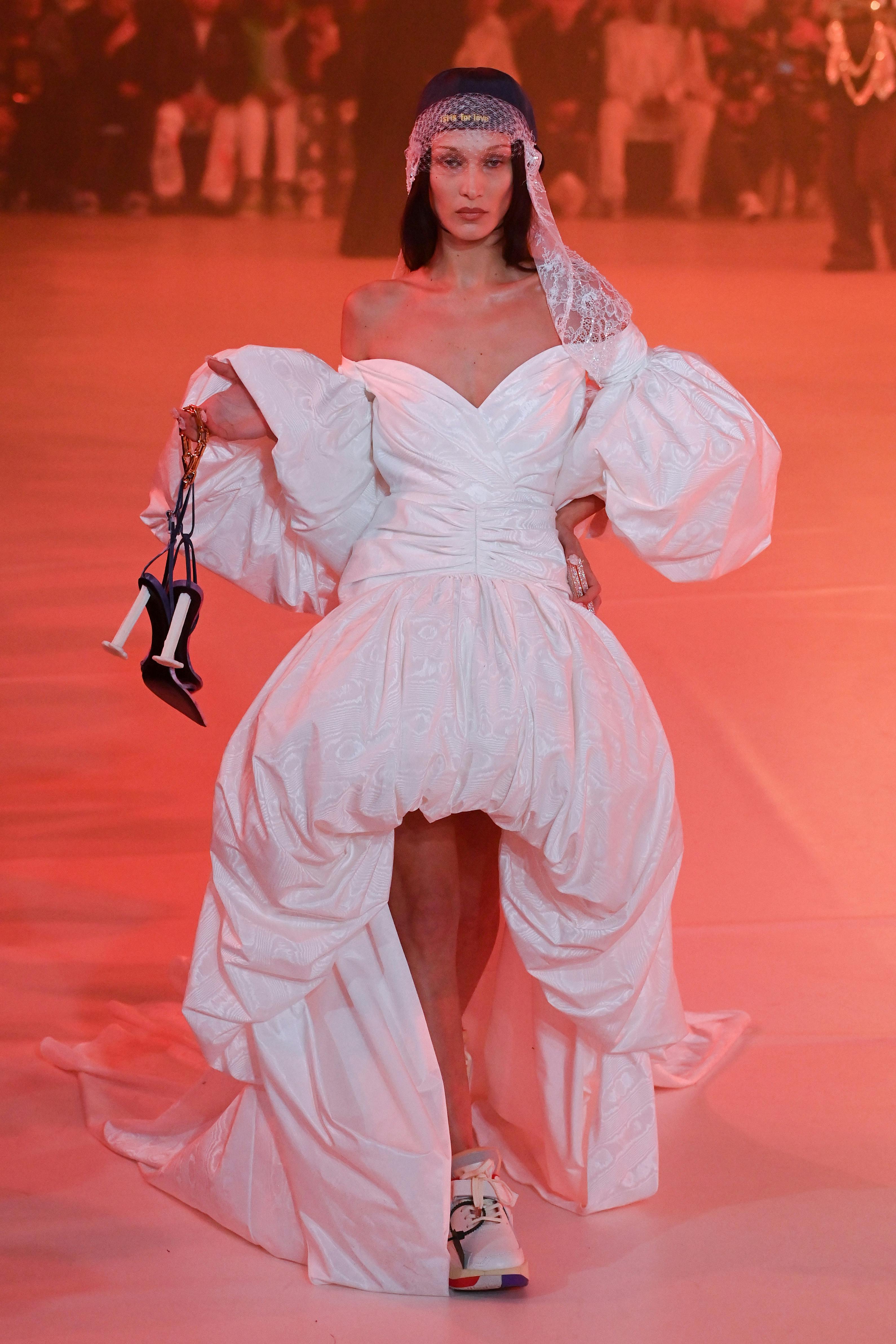 Louis Vuitton's Abloh introduces Off-White label at Paris catwalk