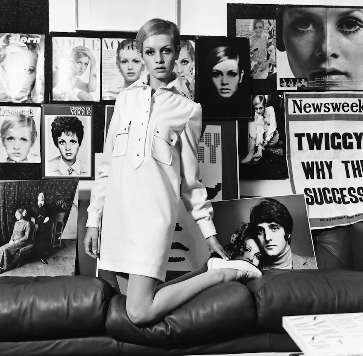 What makes fashion tick, 1967 - Twiggy, Fashion Goods, Photos