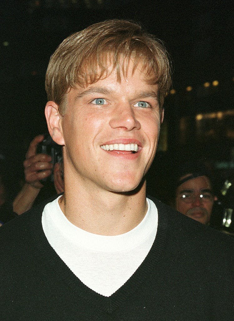 Young Photos of Matt Damon — Hollywood Actor Ben Affleck Oscars Golden  Globe Award