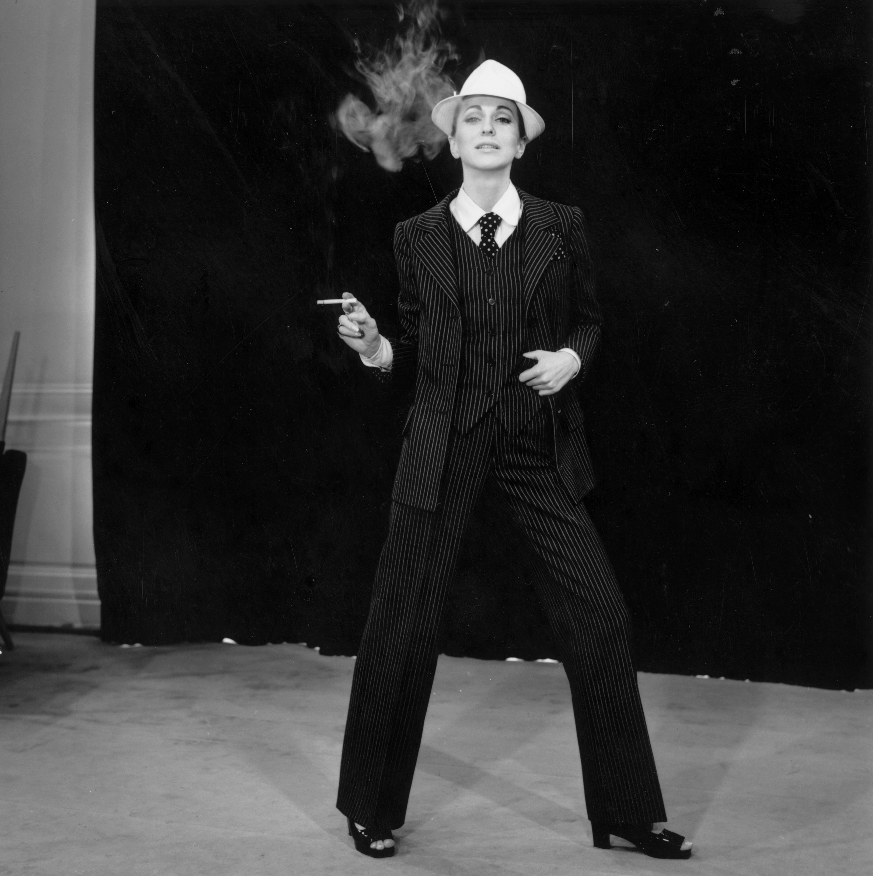 Le Smoking Continues to Challenge Gendered Styles Yves Saint Laurent Alessandro Michele