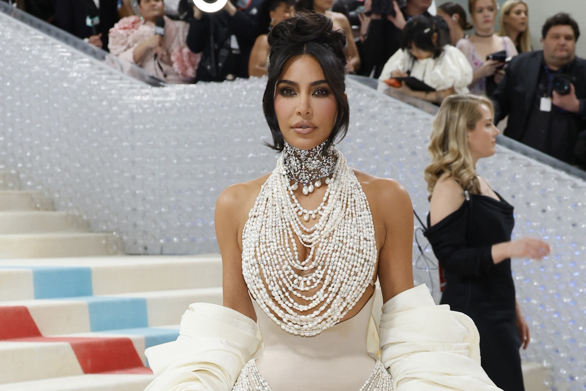 Kim Kardashian Stuns in Custom Schiaparelli at 2023 Met Gala — Met Gala