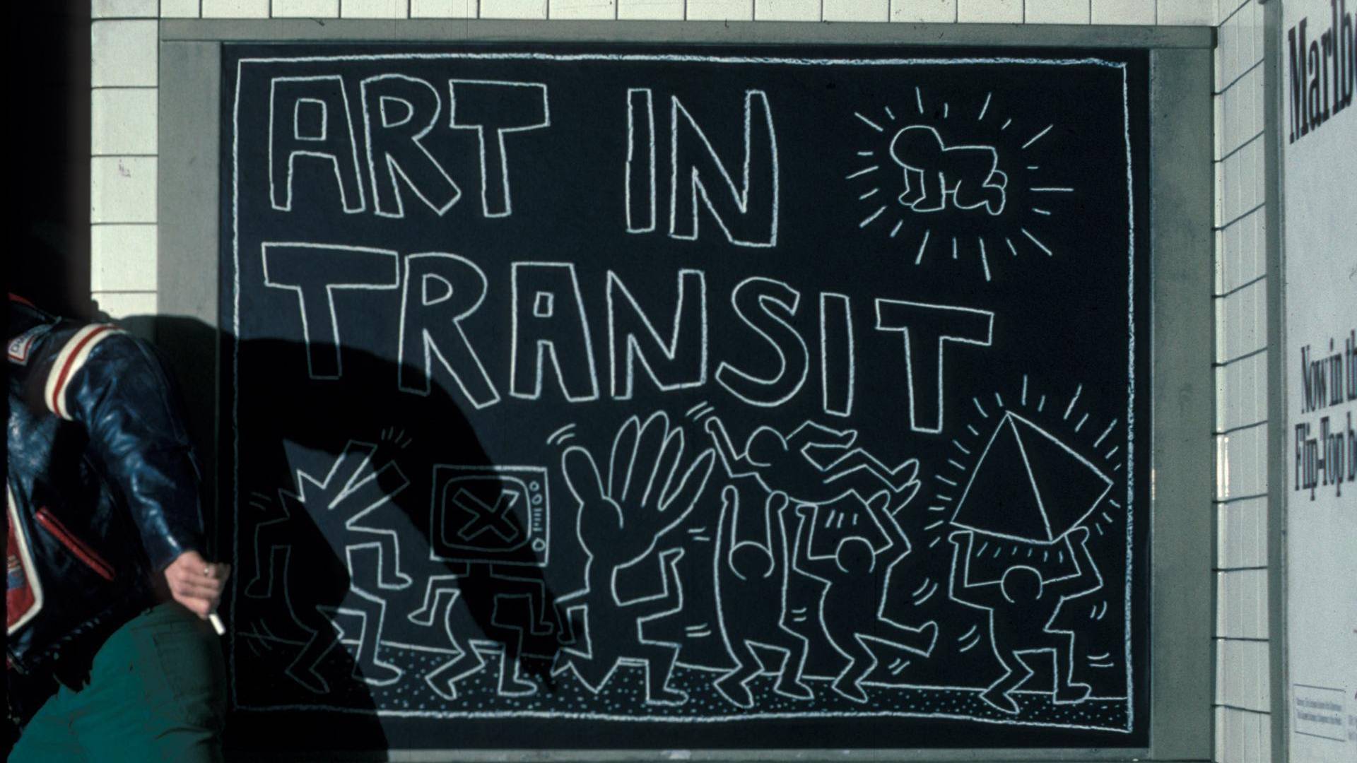アート・デザイン・音楽 ART IN TRANSIT Keith Haring Keith Haring , Tseng Kwong Chi Vintage Art In Transit First