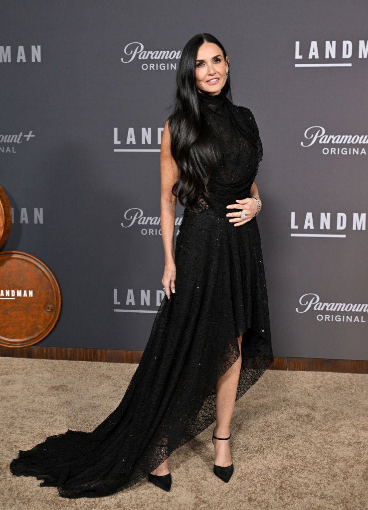 demi moore sheer dress Demi Moore Stuns in a Sheer Dress at 61 and Looks Younger Than Ever