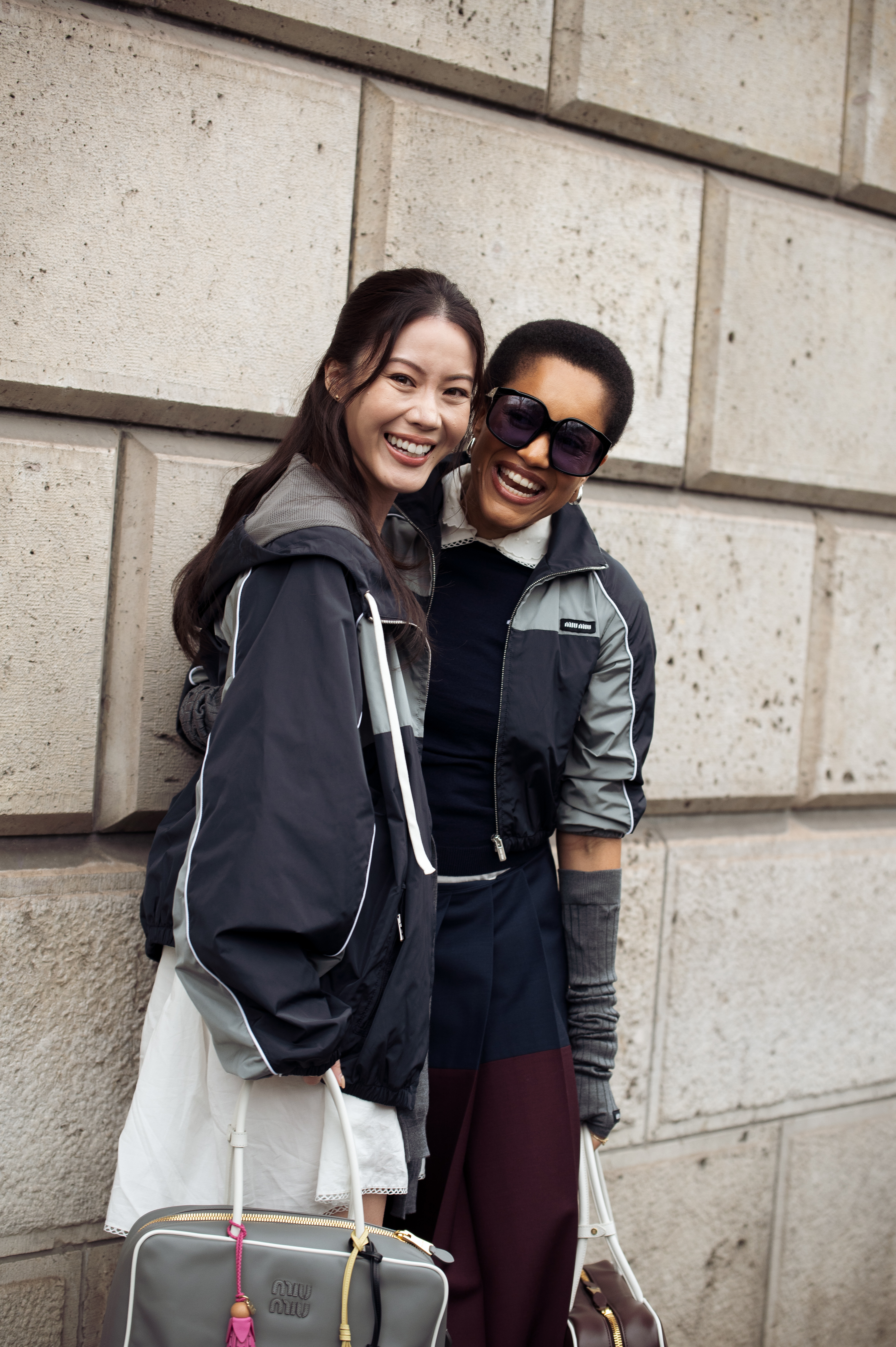 MIU MIU archive Nylon Track Jacket（Early 2000s Hooded Track