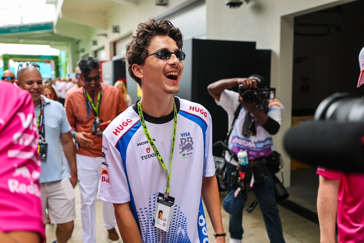 The 2025 F1 Miami Grand Prix Was a Celebrity Fest. See Who Was There: Lisa, Chalamet, More