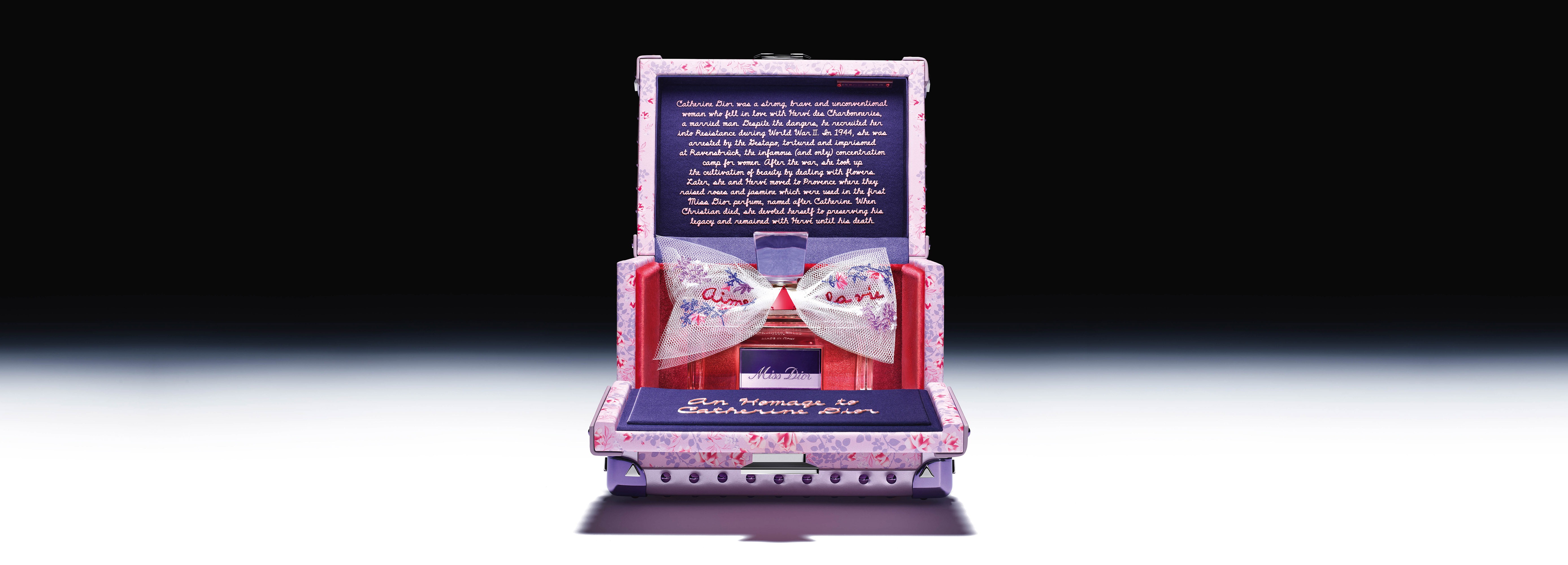 The Exclusive Miss Dior by Judy Chicago Fragrance Trunk Is so Chic