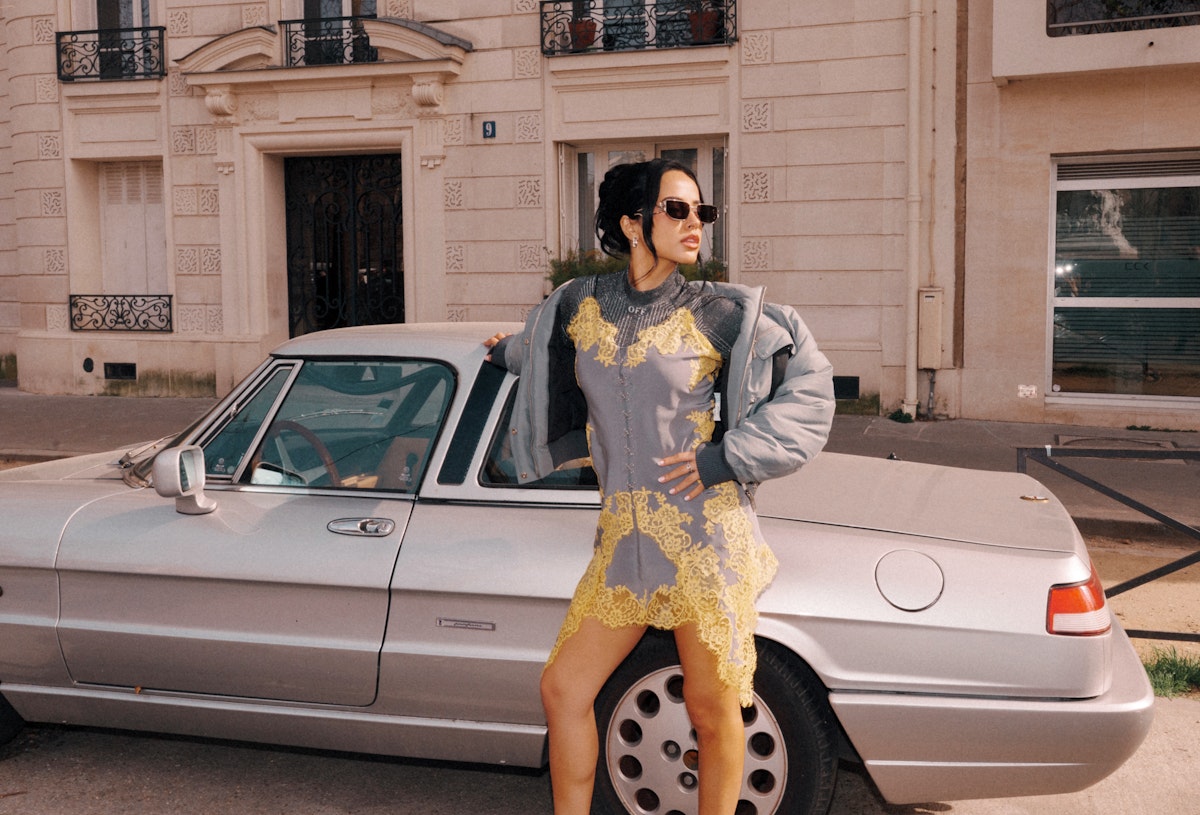 Becky G Gets Ready For Off-White Fall/Winter 2026