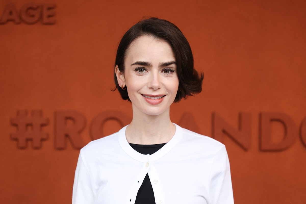 French Bob, French Open: Lily Collins Serves Her Chicest Haircut Yet