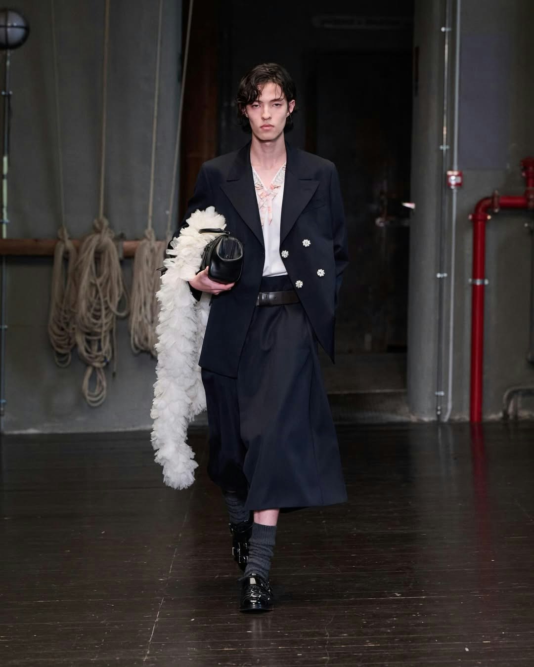 Inside Simone Rocha's Debut Menswear Show At Pitti Uomo