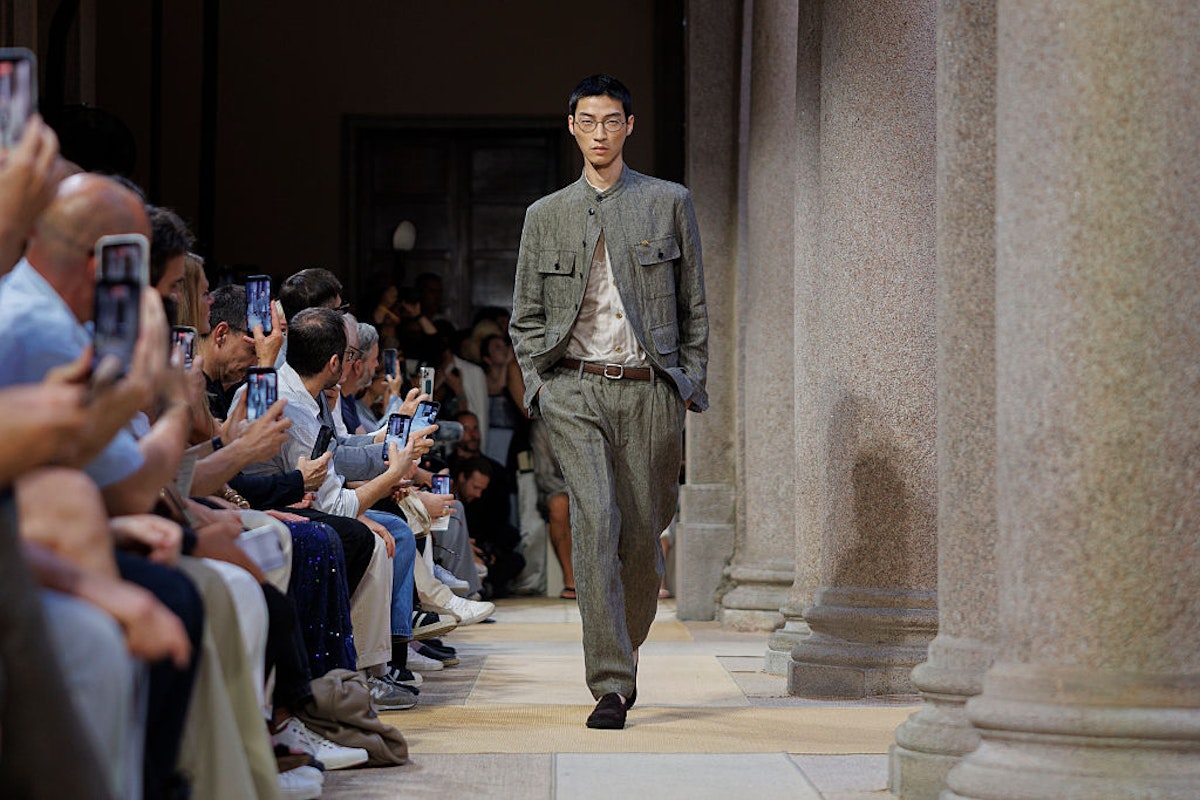 Giorgio Armani Men's Spring/Summer 2027 Championed Easy Sophistication