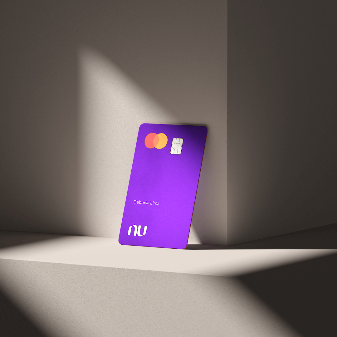 Imagem do cartão de crédito do Nubank