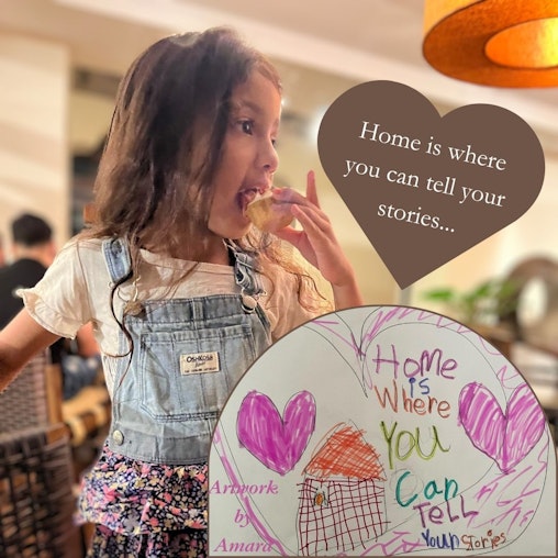 Home is where you can tell your stories…