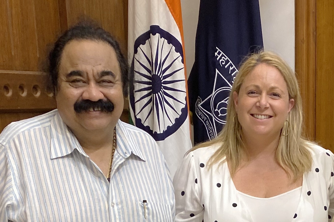 VERSA India and Global CEO Smile together