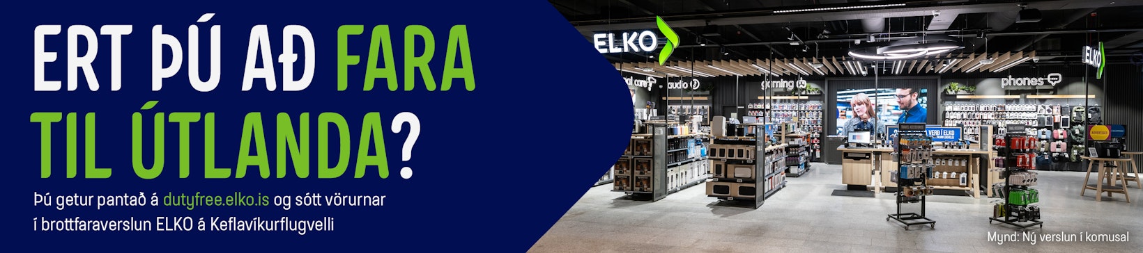ELKO er með verslun á Keflavíkurflugvelli