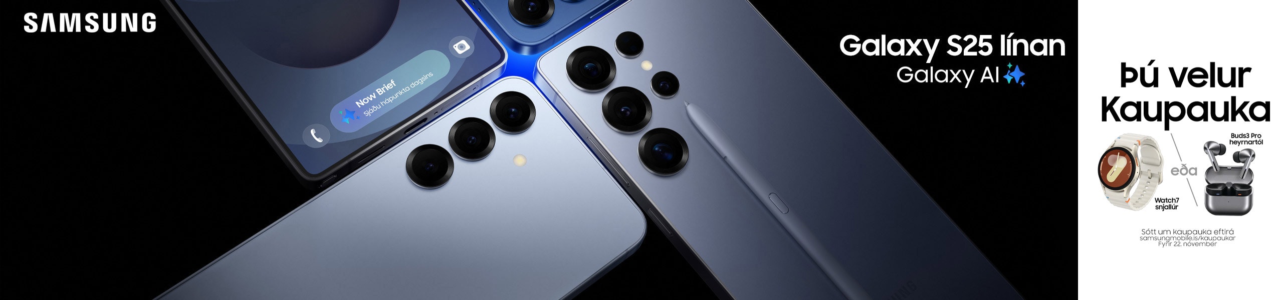 Galaxy S25 kaupauki Okt 2025