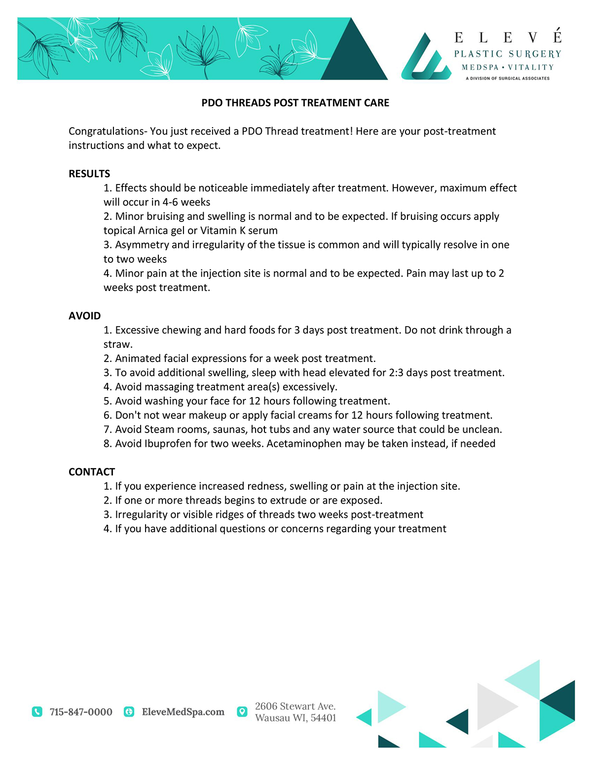 Postcare Instructions