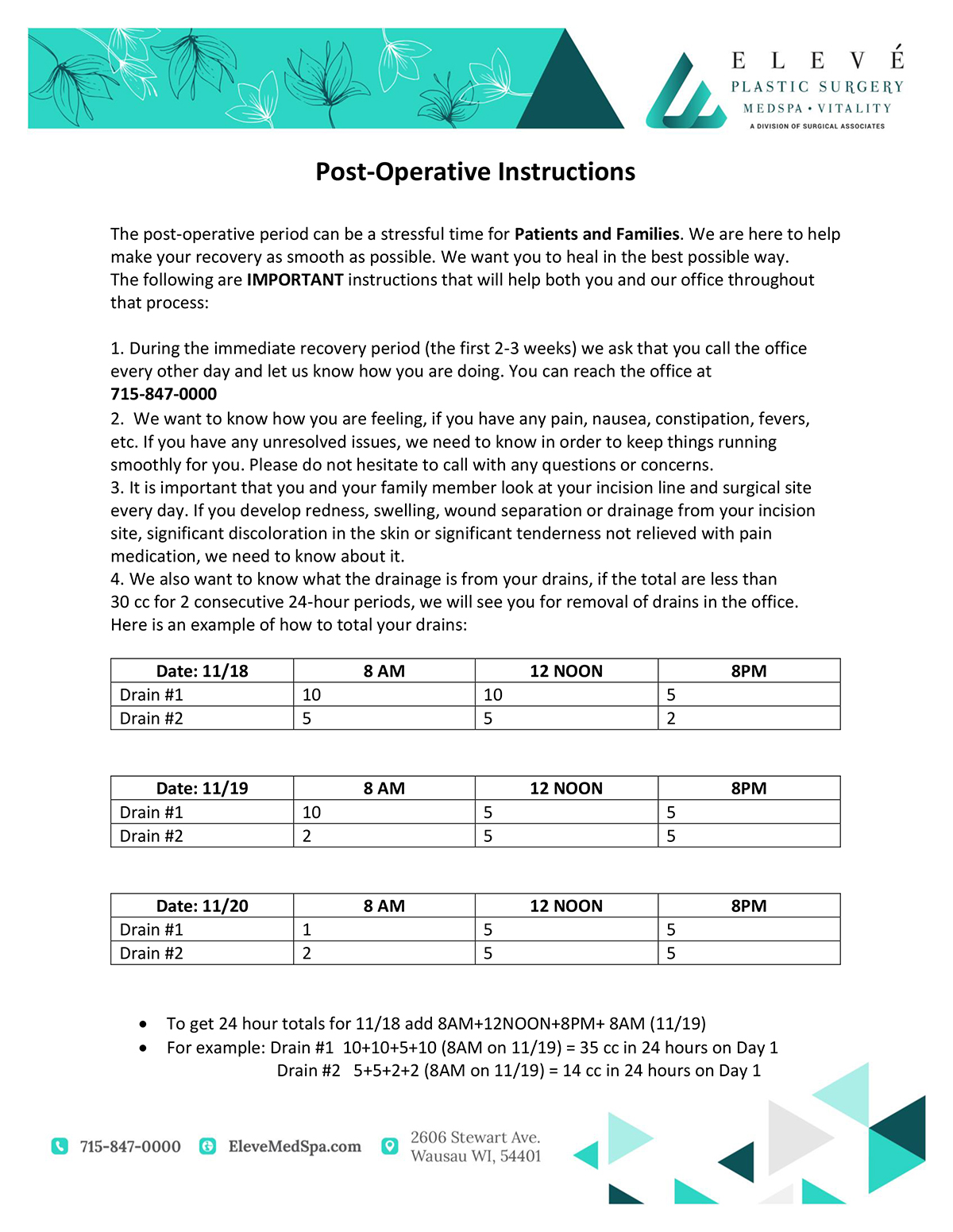 Postcare Instructions