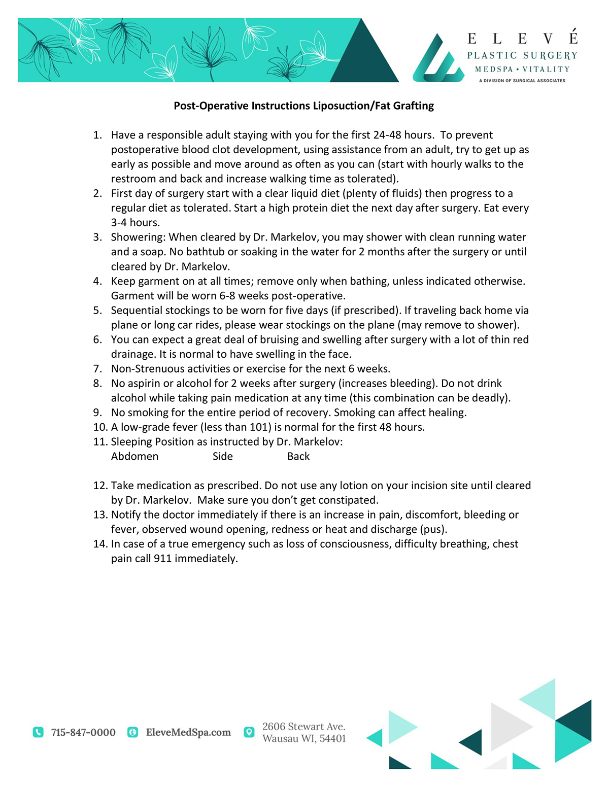Postcare Instructions